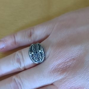 925 solid silver vintage ring